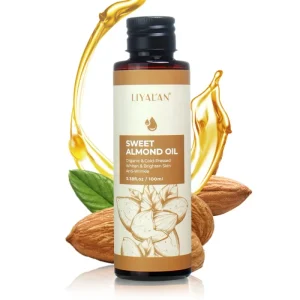 100% Pure Cold Pressed Sweet Almond Carrier Oil Natural for Skin Hair Care