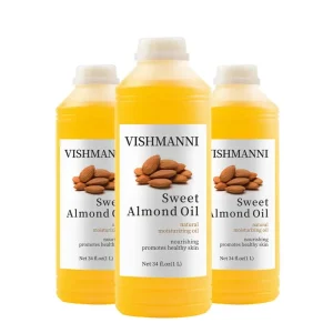 100% Pure Natural Organic Sweet Almond Oil Factory Bulk Carrier Oil for Massage