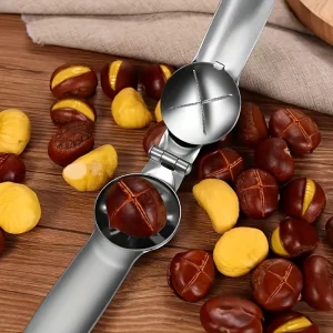 2 In1 Chestnut Opener Machine Chestnut Clip Walnut Pliers Sheath Cutter Nut Cracker Sheller Kitchen Tool Walnut Clip Accessories