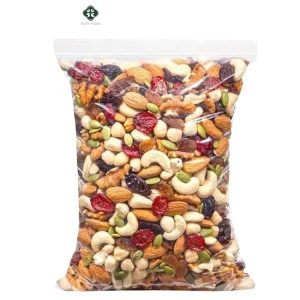 500g OEM 9kinds mixed pumpkin seeds sunflower seed almonds Walnuts snack raisins cranberry fruit mixed nuts fruit