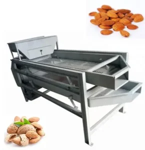 500kg h Almond Crusher Apricot Kernel Cracking Machine Almond Shelling Grading Machine
