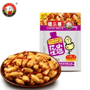 90g Spicy Roasted Peanuts Snack Ready to Eat Peanut Kernels Foil Bag OEM ODM Factory