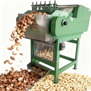 Automatic Cashew Nut Shell Breaking Machine Cashew Nut Shelling Removing Machine Cashew Nut Processing Machine