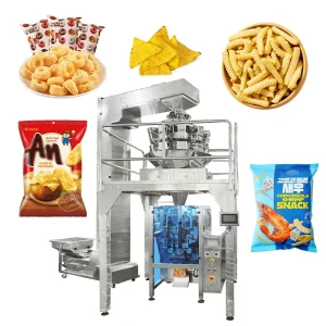 Automatic Nitrogen Filling Popcorn Packing Machine Weighing Snack Puffed Food Bag Multi Function Packaging Machine