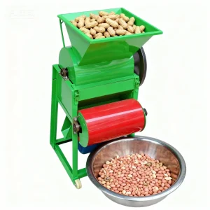 Automatic Peanut Shelling Thresher Peanut Skin Peeler Shelling Equipment Groundnut Peanut Sheller Machine