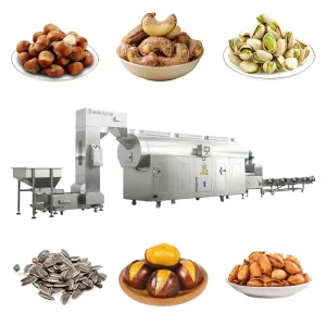 BL CHJ 7 40 Continuous Nuts Roasting System Automatic Temperature Control Walnut Macadamia Hazelnut