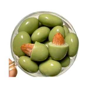 Balls of Lovely Delicious Matcha Almond Chocolate