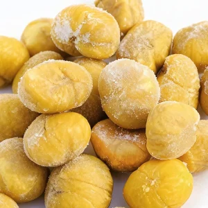 Bulk IQF Frozen Whole Chestnuts 10kg Clean