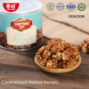 Roasted Walnuts in Vegetable Oil Sweetened with Sugar and Sesame