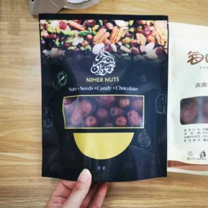 Cashews Pistachios Pecans Macadamia Almonds Pine Nuts Wild Hazelnuts Raisins Blackcurrants Snack Food Packaging Bags