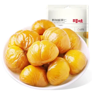 Chestnut Kernels, 80g, Original Flavor, 100 Packs Per Carton, Nut Snacks, Organic Chestnut Kernels, Delicious Casual Snacks