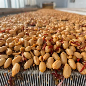 Chili Coated Baked Hard Spicy Peanuts HALAL Certified 150g Snack for Office and Party Sharing