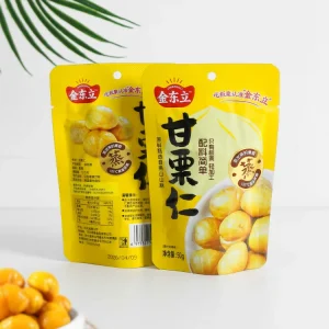 China Delicious Sweet Soft Ready to Eat Organic Peeled Baked Chestnuts Snacks Food