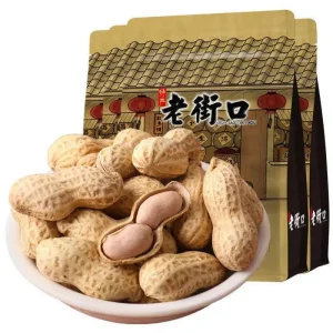 Chinese Snacks Flavored Peanut Laojiekou Roasted Peanuts 420g