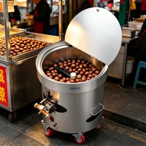 Commercial Automatic Vertical Peanut Chestnut Stir Fry Machine Multifunctional Nut Roaster