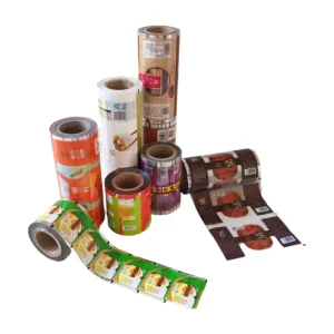 Custom Gravure Printing Food Plastic Roll Film for Snacks Tea Bags Powder Pine Nuts Packaging