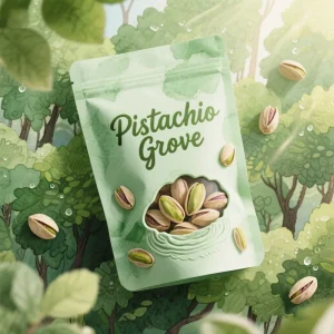 Custom Printed Factory Low MOQ Matte Finish Pistachio Packaging Food Grade Moisture Proof Stand up Ziplock Mylar Bags