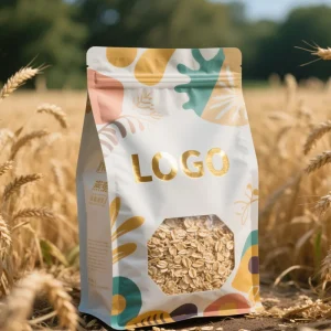 Custom Printed Plastic Packaging Bag with Own Logo for Food Stand up Pouch with Zipper Resealable Bags