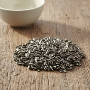 Customized Packaging Large Size Black Stripes Raw Dried Sunflower Kernel Seeds Snacks Food Grade 12 Months Shelf Life Healthy