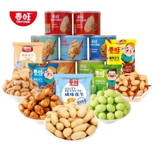 Dried Spicy Chinese Peanuts Custom Packaged Flavor Coated Peanuts 30g-150g Roasted Snack HACCP ISO Halal Certified