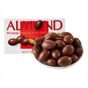 Exotic Snack Japanese Chocolate Milk Chocolate Solid Nut Covered Almonds 80g