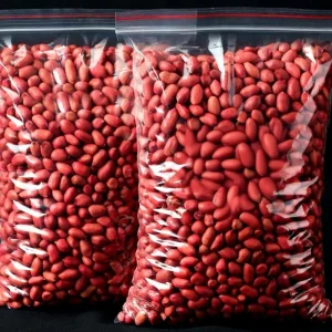 Factory Direct Bulk Raw Red Skin Shelled Peanuts for Roasting Food Factory Raw Material Peanut Kernels