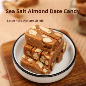 Factory Direct OEM Design French Almond Hard Crispy Toffee Candy with Batan Kernel Salty Taste Bagged