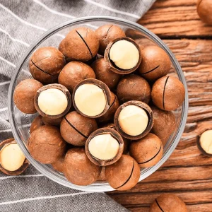 Factory High quality Organic Macadamia Nuts Dried With Sweet Milk Flavor Delicious Fruit And Nut Combination