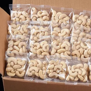 Factory Price High grade Cashew Nuts Natural Color All Type Cashew Nuts 20g-500g Per Bag