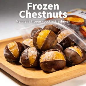 Frozen Roasted Chestnuts Natural Frozen Sweet Chestnuts with Shell Ready to Eat Chinese Chestnuts Snack