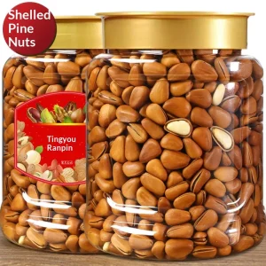Fujian Pine Nut Dried 500g Canned Open Large Grain Hand Peeled Edible Vegetable Oil Snacks Fried Goods Purchase