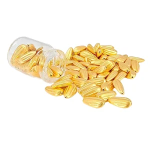Gold Sunflower Seeds Wealth Financial Investment 999 Pure Small Weight Gift Collection Recharge and Gif
