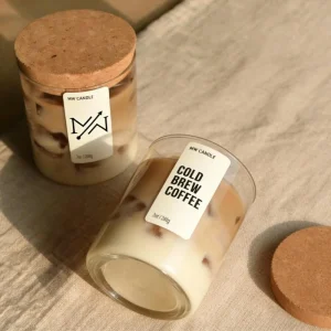 Handmade Coffee Scented Eco Friendly Soy Wax Aromatherapy Candles for Holiday Christmas Gifts Home Decor OEM Modern