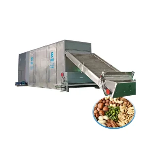 Hazelnut Pine Nut Drying Machine Continuous Peanut Nuts Processing Machines