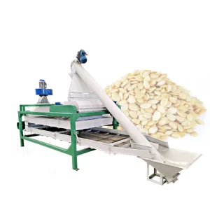 High Efficiency Automatic Pumpkin Seed Shelling Machine with Engine for Peeling and Husk Removal Equipment