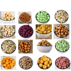High Quality Exported to Japan&Europe Coated Peanuts Seaweed Coffee Wasabi Purple Sweet Potato Squid Salty Sauce Flavor
