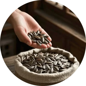 High quality China Melon Seeds Sunflower Seeds 258g Bag New Crop Semi Roasted Original Flavor Ready Eat 12