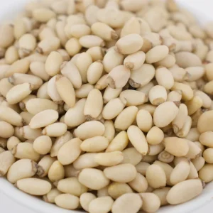 Hua Shan Shelled Pine Nuts Contain 1 050 Kernels Per 500 Grams and Are Used As Baking Ingredients. Each Package Weighs 12.5kg