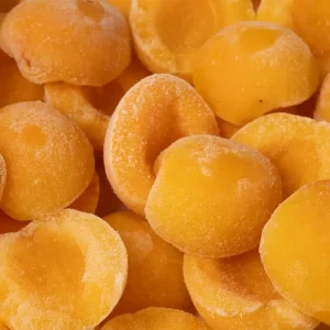 IQF Frozen Apricot Halves Peeled Unpeeled Golden Yellow Apricot Frozen Fruit Bulk Factory Price BRC Export Quality