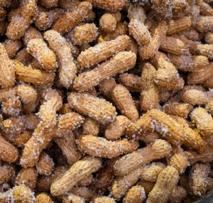 IQF Frozen Cooked Peanuts In shell BRC Certified Salted Groundnuts Bulk Shandong Peanuts
