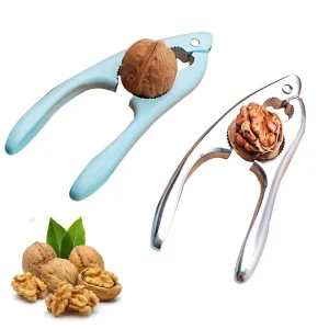 In stock Walnut Cracker Pine Nut Clip Hazelnut Opener Magical Walnut splitting Tool Aluminum Alloy Pliers Nut opening Gadget