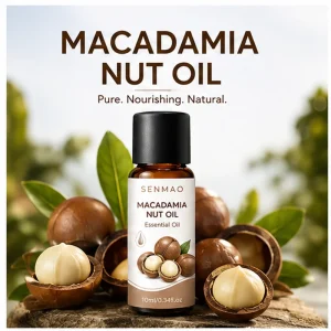 Macadamia Nut Oil for Skin Hair Massage 100% Pure and Natural Macadamia Integrifolia Nut Cold Pressed Carrier Oil