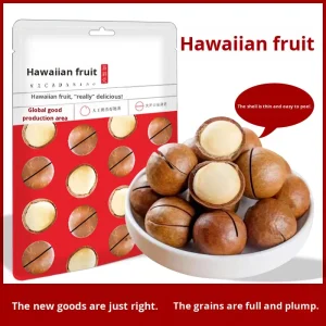 Macadamia Nuts Raw 500g Milk Flavor Dried Fujian 365 Days Shelf Life Pregnant Women Bulk Snacks Roasted