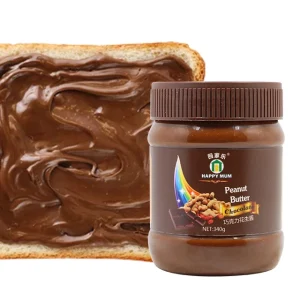 Manufacturer 340 g Jars Smooth China Peanut Paste Kosher BRC Halal Natural Vietnam Chocolate Peanut Butter