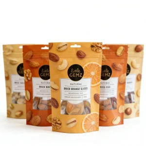 Manufacturer Custom Logo 100g Walnut Almond Mixed Nuts Stand Pouch Top Zipper BOPA PE Digital Printing Food Grade High for
