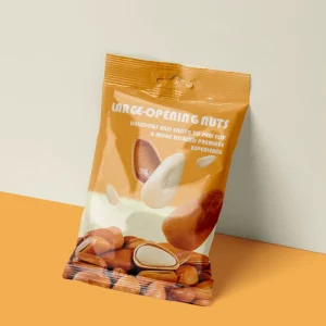 Manufacturer Direct Printed Center Sealed Nut Bag With Hang Hole for Easy Peel Pine Nuts