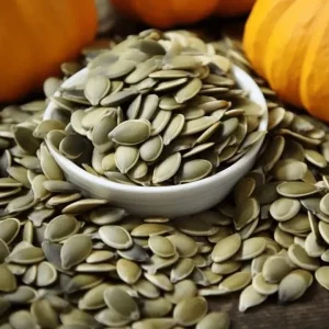 Manufacturer Large Plump Original Flavor Pumpkin Seed Kernels Raw Cooked Shellless Nut Snacks 500g