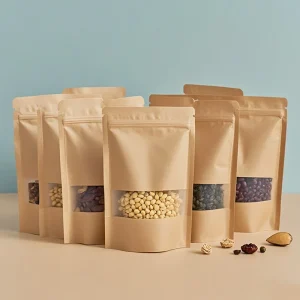 Manufacturer Moisture Proof Kraft Paper Bags for Soybeans Mung Beans and Other Grains