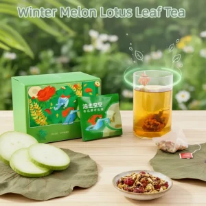 Natural Winter Melon Lotus Leaf Tea Bags Herbal Tea for Body Cleanse and Weight Control