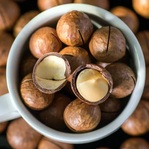 New Crop Roasted Macadamia Nuts With Vanilla Flavor